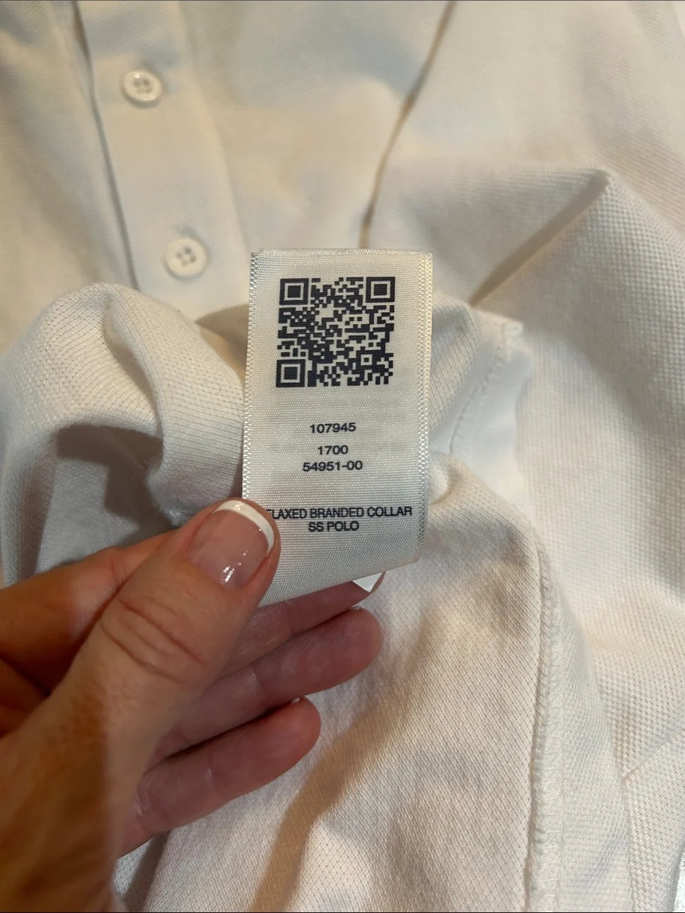 True Religion Sz 2XL White Men’s Short-Sleeve Polo with Horse Shoe Collar